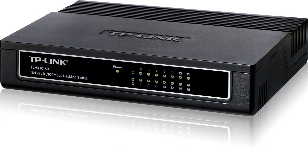 Switch De Mesa De 16 Portas - 10/100mbps ...