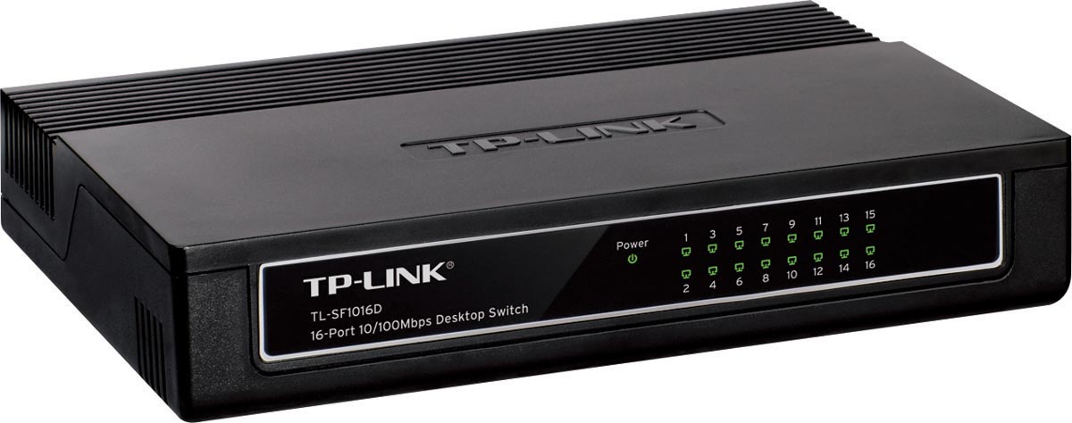 Switch De Mesa De 16 Portas - 10/100mbps ...